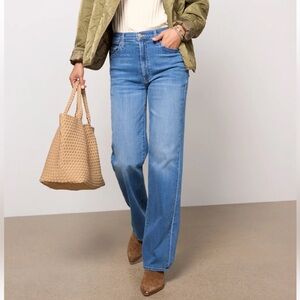MOTHER Light Blue Straight Leg Jeans
